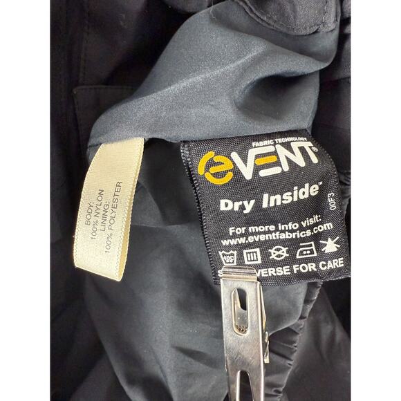 Cutter & Buck Mens Size L Snap Button Full Zip Jacket Black Long Sleeve Outdoor - Picture 9 of 11